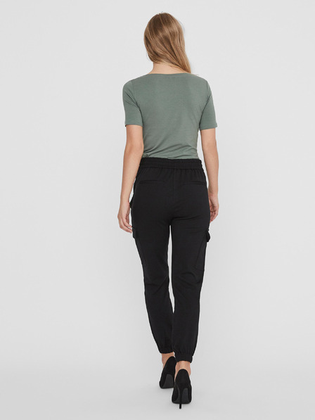 Vero Moda Zelena ženska osnovna majica VERO MODA Panda