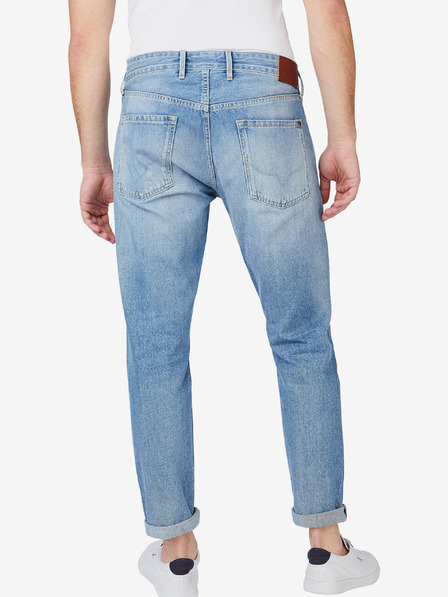 Pepe Jeans Svetlomodre moške kavbojke Pepe Jeans Callen ravnega kroja