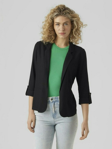 Vero Moda Črna ženska jakna s platnom VERO MODA Jesmilo