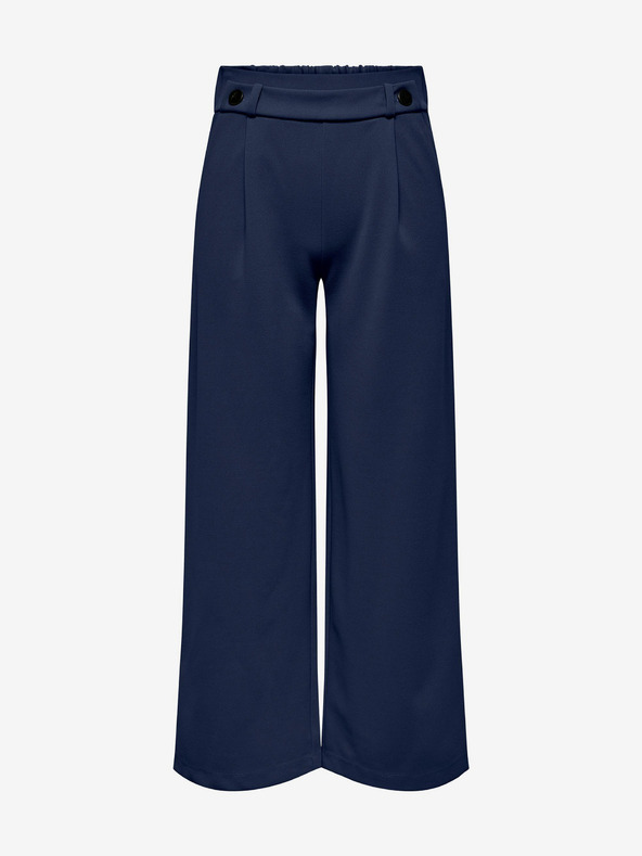 Jacqueline de Yong Temno modre ženske hlače s širokimi nogavicami JDY