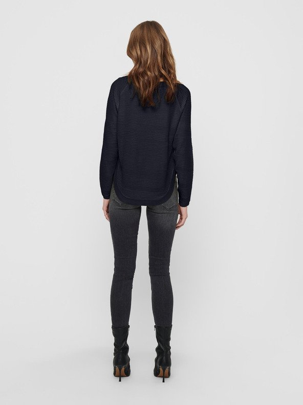 ONLY Temno modra rebrasta lahka jopa ONLY Caviar