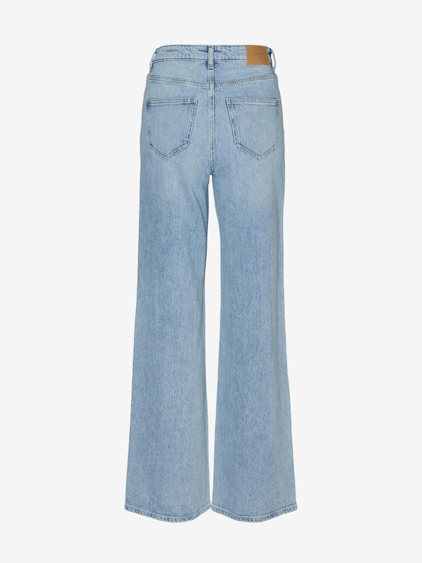 Vero Moda Svetlo modre ženske kavbojke širokega kroja VERO MODA Tessa