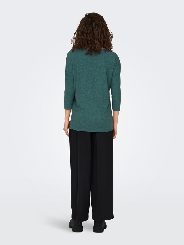 ONLY Zelena ženska črtasta srajca ONLY Glamour