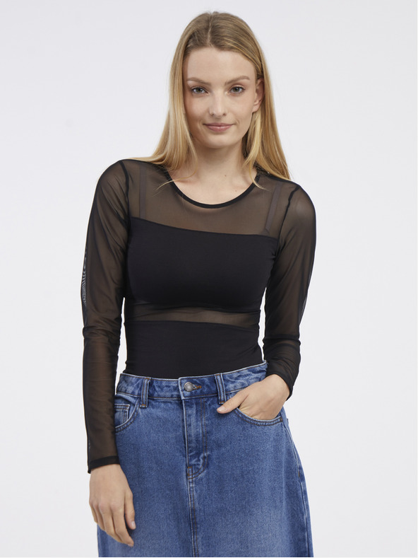 ONLY Črno žensko body ONLY Esther