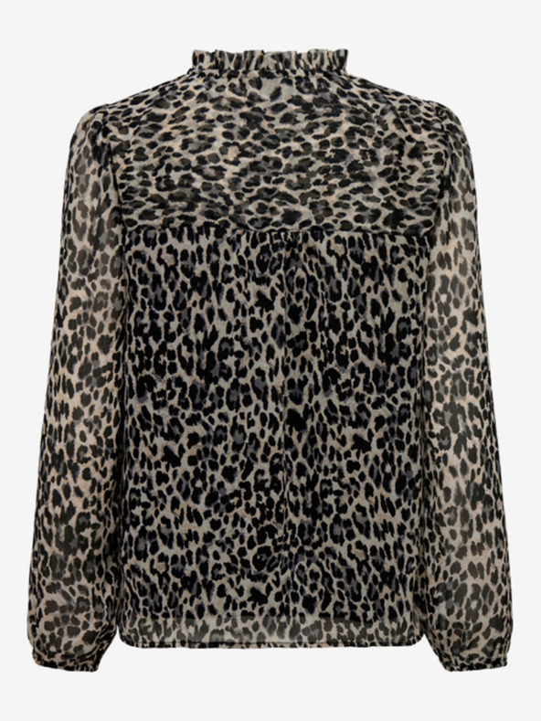 ONLY Bežno-črna ženska vzorčasta bluza ONLY Ditsy