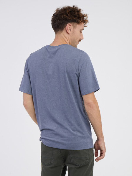 Jack & Jones Modra moška črtasta osnovna majica Jack & Jones Organic