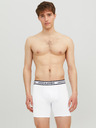 Jack & Jones Komplet treh moških boksaric v svetlo sivi, beli in temno modri barvi Jack & Jones Solid