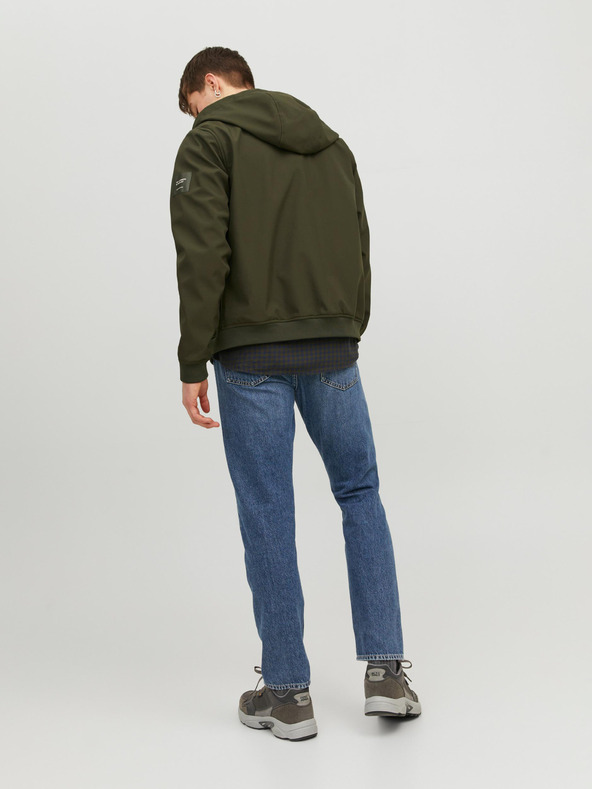 Jack & Jones Kaki moška jakna Jack & Jones Basic Lightweight Softshell Jacket