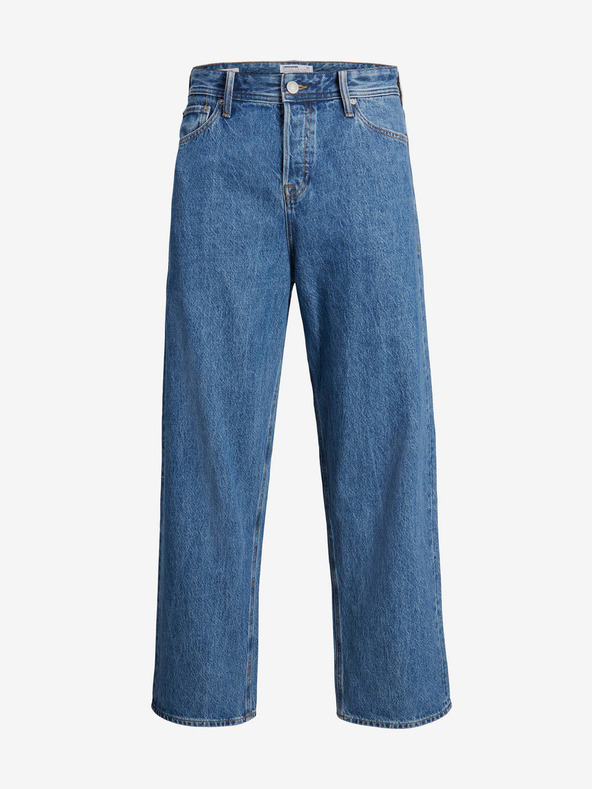 Jack & Jones Modre moške kavbojke Jack & Jones Alex s širokimi nogami
