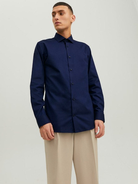 Jack & Jones Temno modra moška srajca Jack & Jones Parker