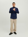 Jack & Jones Temno modra moška srajca Jack & Jones Parker