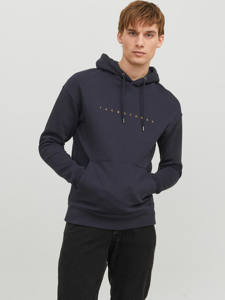 Jack & Jones Temno modra moška jopa s kapuco Jack & Jones Star