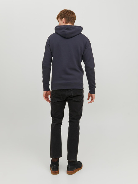 Jack & Jones Temno modra moška jopa s kapuco Jack & Jones Star