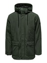 ONLY & SONS Temno zelena moška zimska jakna ONLY & SONS Jayden