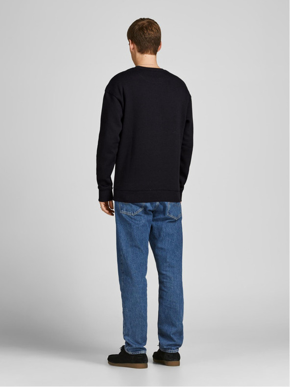 Jack & Jones Črna moška jopa s kapuco Jack & Jones Star