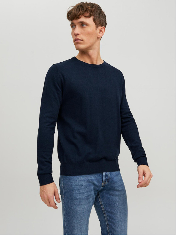 Jack & Jones Temno modra moška jopa Jack & Jones Emil