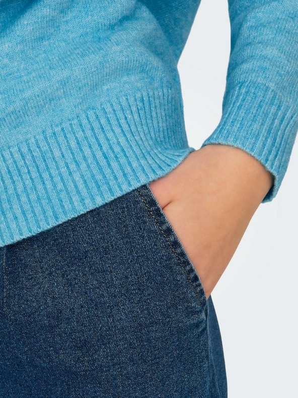 ONLY Svetlo modra ženska osnovna jopa ONLY Lesly