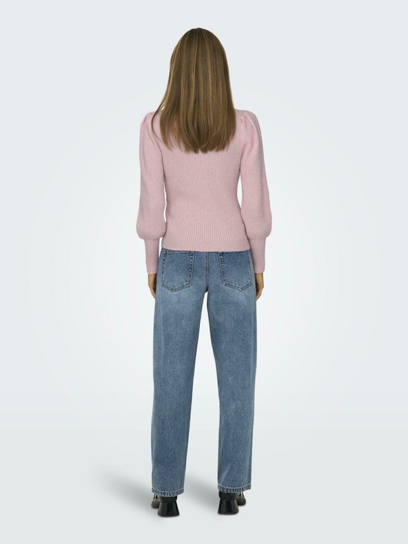 ONLY Svetlo roza ženski pulover ONLY Katia