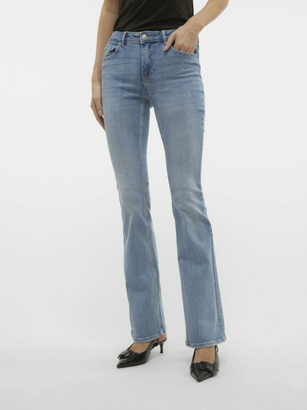 Vero Moda Svetlomodre ženske kavbojke flared fit by Vero Moda