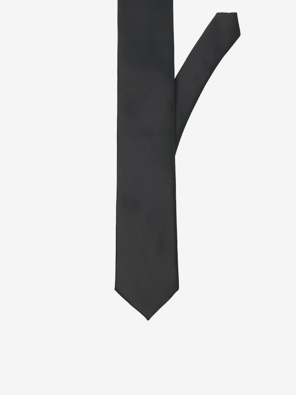 Jack & Jones Črna kravata Jack & Jones Solid