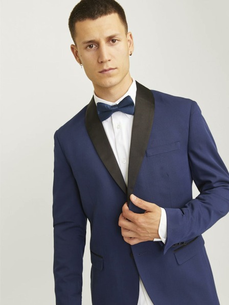 Jack & Jones Temno modra kravata Jack & Jones Solid