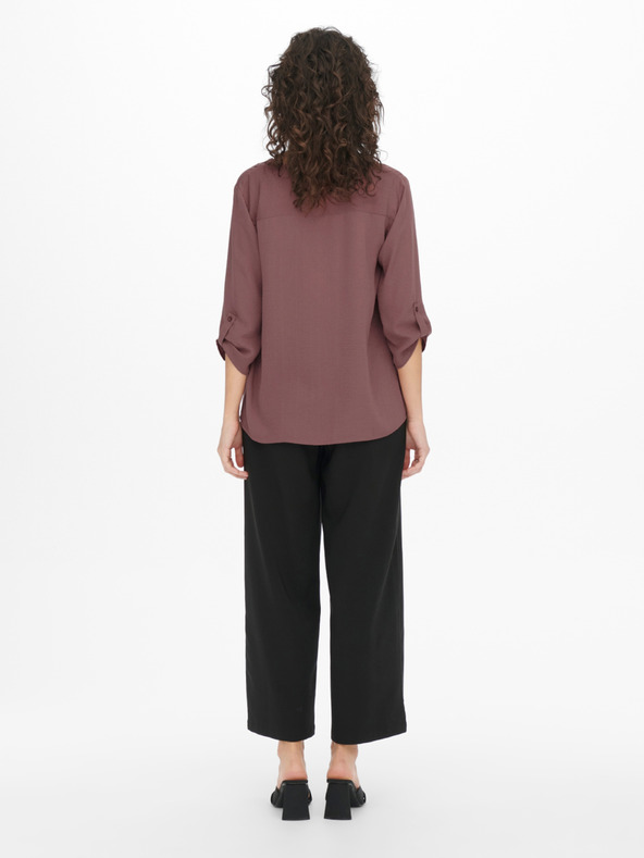 Jacqueline de Yong Temno rožnata ženska bluza JDY Divya