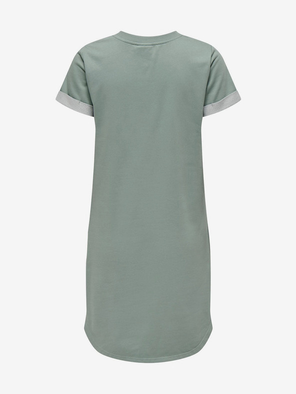 Jacqueline de Yong Svetlo zelena ženska majica JDY Ivy Sweatshirt Dress