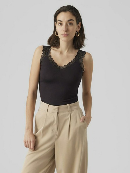 Vero Moda Črna ženska majica Vero Moda Rosa