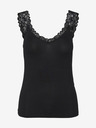 Vero Moda Črna ženska majica Vero Moda Rosa