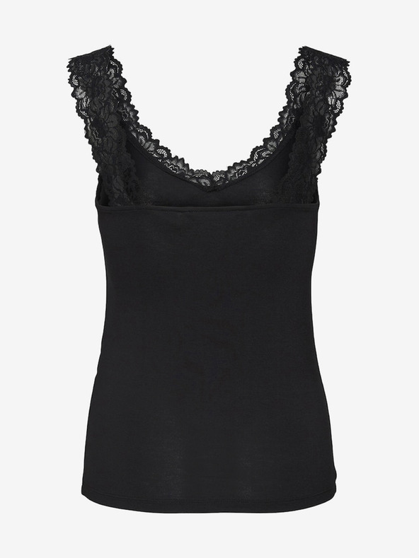Vero Moda Črna ženska majica Vero Moda Rosa