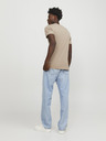 Jack & Jones Bež moška osnovna majica Jack & Jones Organic
