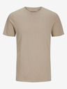 Jack & Jones Bež moška osnovna majica Jack & Jones Organic