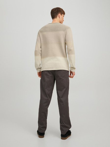 Jack & Jones Bež moški pulover Jack & Jones Hill