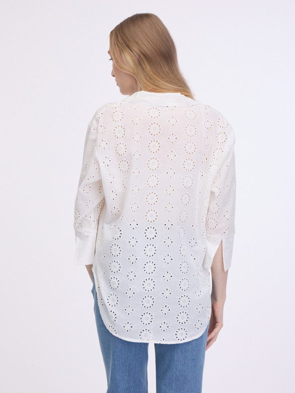 Jacqueline de Yong Cream JDY Tallie ženska srajca