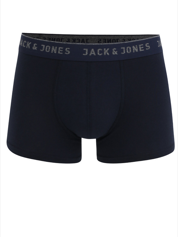 Jack & Jones Komplet dveh temno modrih moških boksaric Jack & Jones Vincent