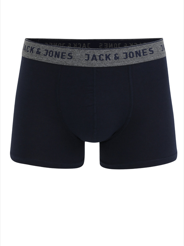 Jack & Jones Komplet dveh temno modrih moških boksaric Jack & Jones Vincent