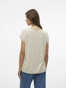 Vero Moda Ženska bež majica Vero Moda Lava