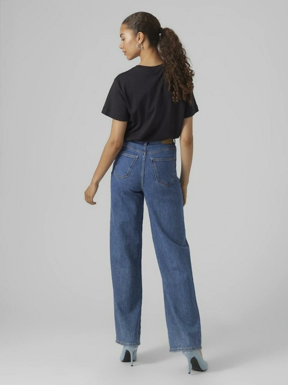 Vero Moda Črna ženska majica Vero Moda Naima