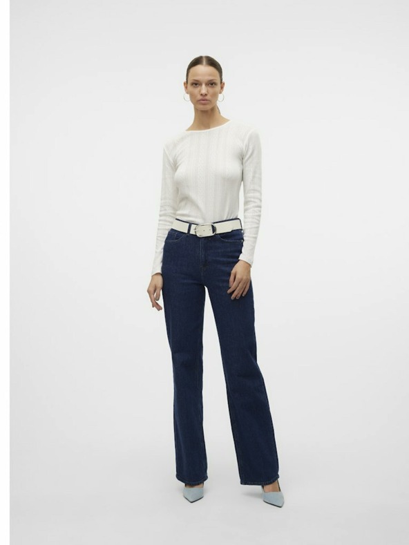 Vero Moda Bela ženska majica Vero Moda Lisa