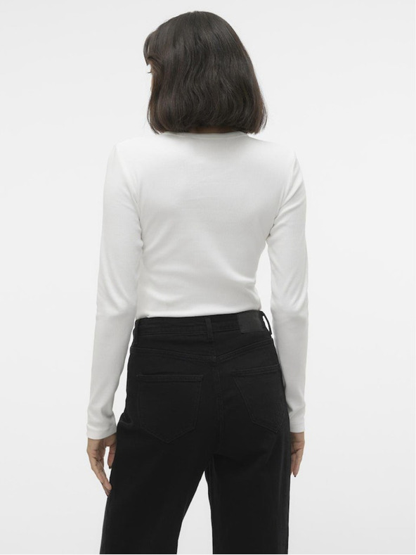 Vero Moda Bela ženska majica Vero Moda Chloe