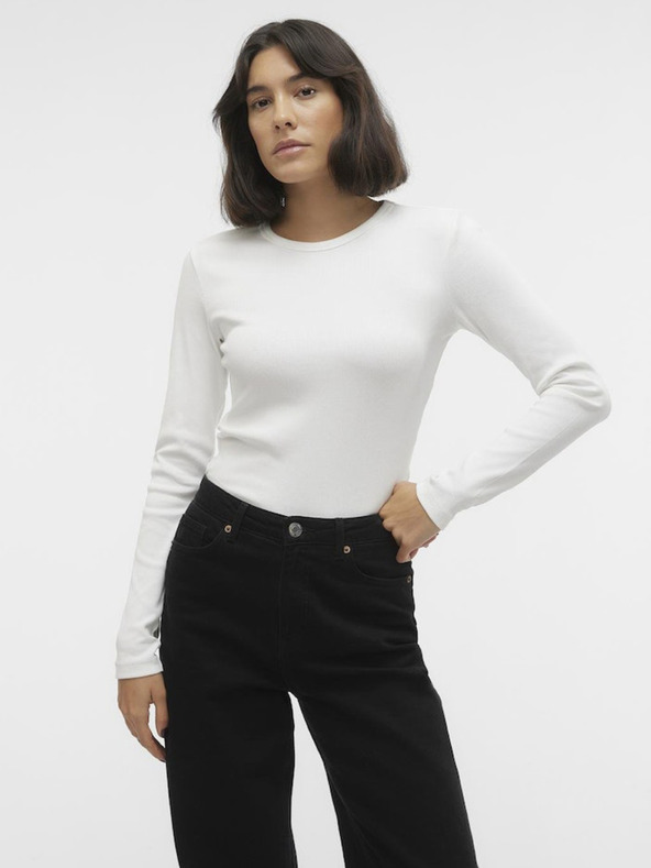 Vero Moda Bela ženska majica Vero Moda Chloe