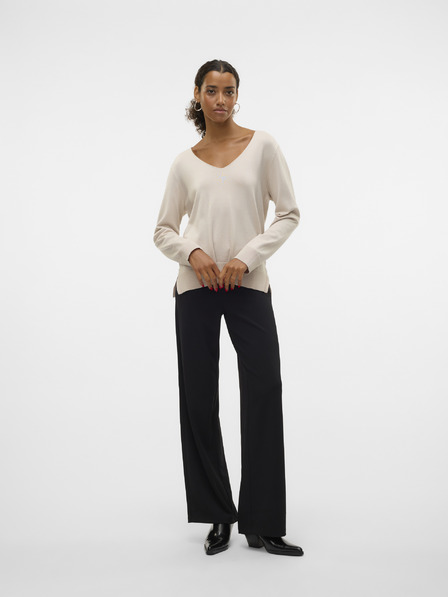 Vero Moda Bež ženski pulover Vero Moda Silje