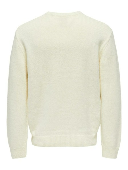 ONLY & SONS Kremni moški pulover ONLY & SONS Anthony