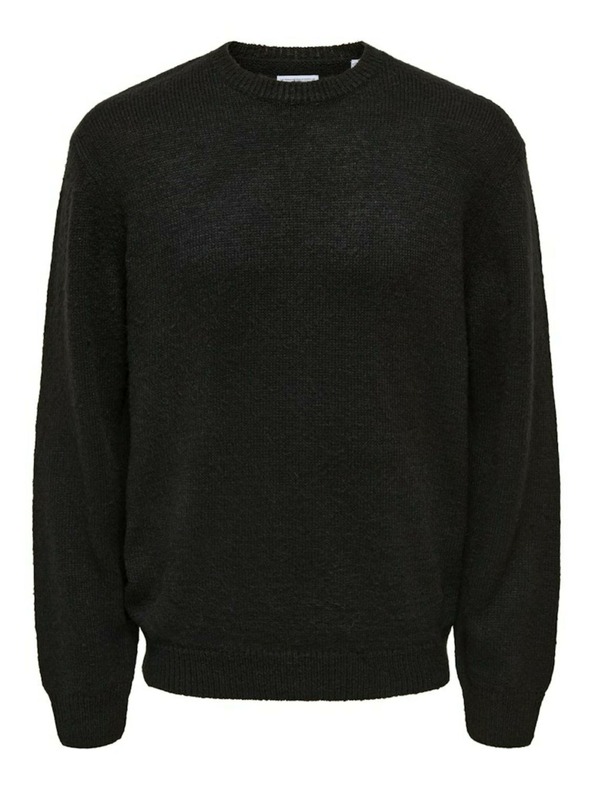 ONLY & SONS Črn moški pulover ONLY & SONS Anthony