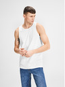 Jack & Jones Komplet dveh belih osnovnih majic Jack & Jones