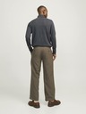 Jack & Jones Temno siva moška jopa Jack & Jones Basic Turtleneck