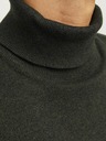Jack & Jones Temno zelena moška jopa Jack & Jones Basic Turtleneck