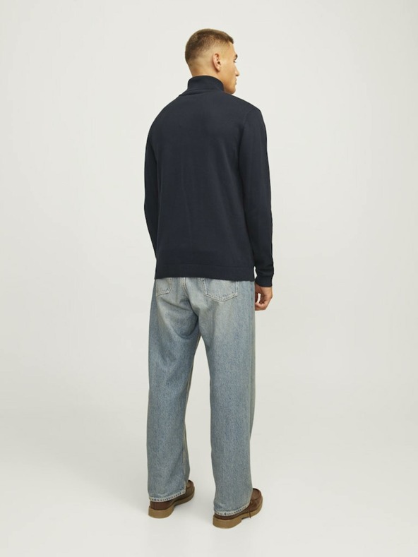 Jack & Jones Temno modra Moški Jack & Jones Basic Turtleneck