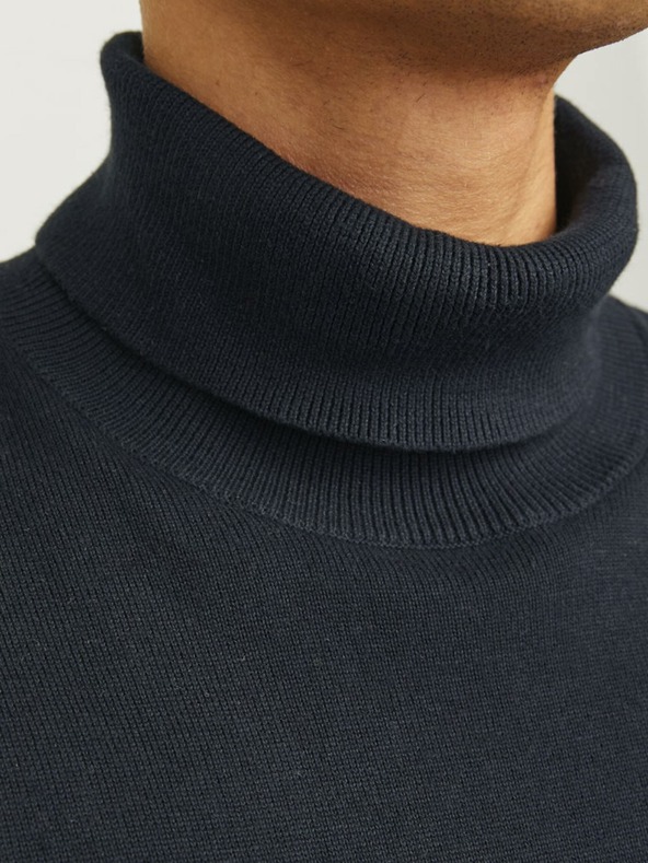 Jack & Jones Temno modra Moški Jack & Jones Basic Turtleneck