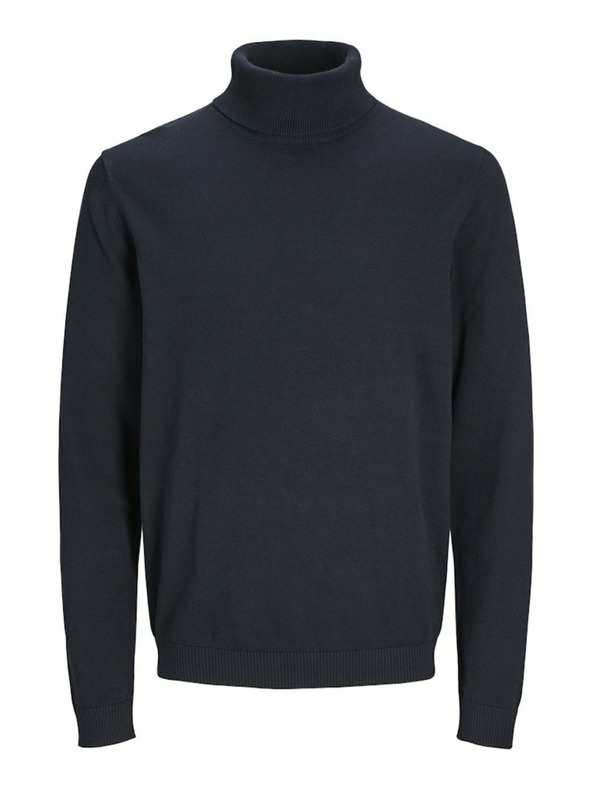 Jack & Jones Temno modra Moški Jack & Jones Basic Turtleneck